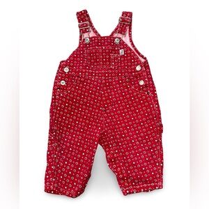 Sprockets Unisex Baby Overalls Vintage Red Size 6/9 Months